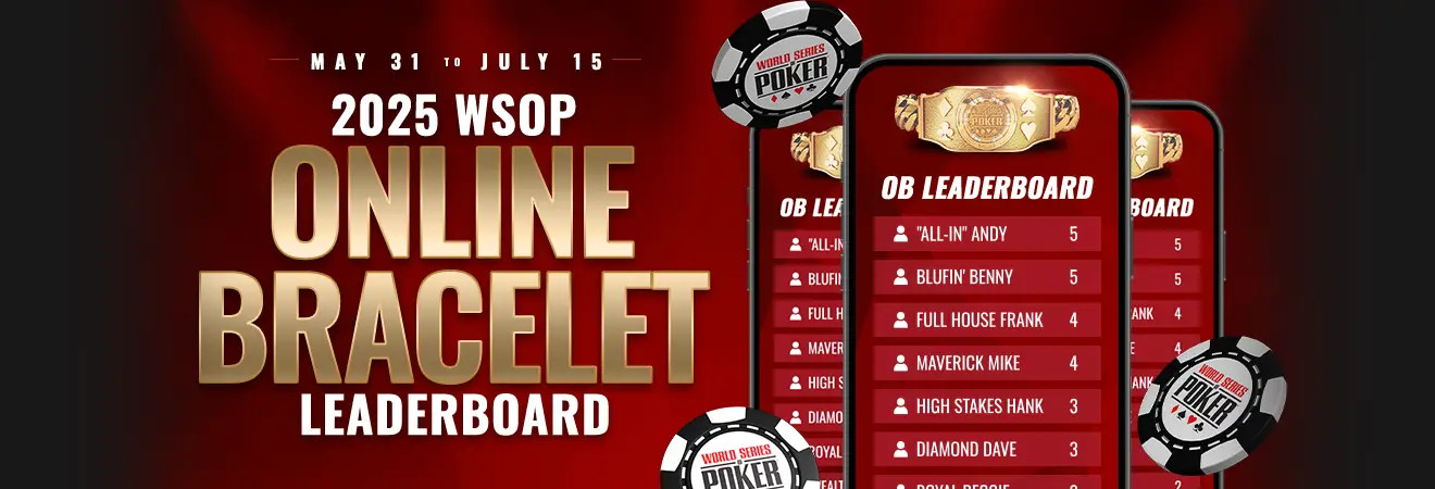 WSOP 在线金手镯赛事排行榜